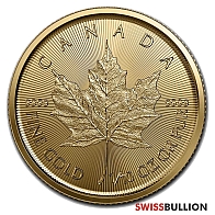 1/10 Onza 2023 Moneda de Oro Maple Leaf