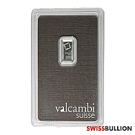 Lingote de platino Valcambi de 1 Gramo
