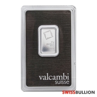 Lingote de platino Valcambi de 10 Gramos