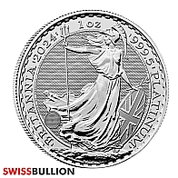 1 Ounce 2024 Platinum British Britannia Coin