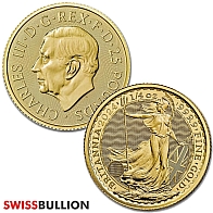 1/4 Ounce 2024 British Britannia Gold Coin