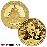 2024 Chinese Panda 30 Gram Gold Coin
