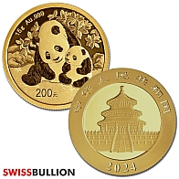 2024 Chinese Panda 15 Gram Gold Coin