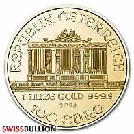 1 Ounce 2024 Austrian Philharmonic Gold Coin