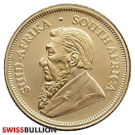 Moeda de Ouro Krugerrand 1/4 Onça 2024