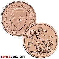2024 British Half Sovereign Gold Coin