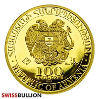 1 Gram 2024 Armenian Noah's Ark Gold Coin