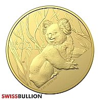 1 Onza 2024 Moneda de Oro Australiana de Koala