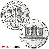 1 Ounce 2024 Platinum Austrian Philharmonic Coin