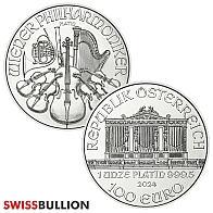 1 Ounce 2024 Austrian Philharmonic Platinum Coin