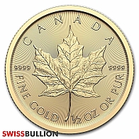 1/2 Onza Moneda de Oro Maple Leaf 2024