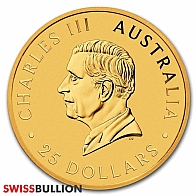 1/4 Ounce 2024 Kangaroo Gold Coin 