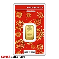 5 Gram Argor Heraeus Gold Bar - Lunar Dragon