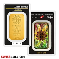 Argor Heraeus 50 Gram Gold Kinebar