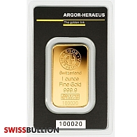 1 Unze Argor Heraeus Goldbarren