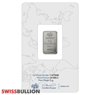 5 Gram PAMP Fortuna Platinum Bar
