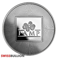 1 Ounce PAMP Suisse Silver Round
