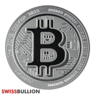 1 Ounce Bitcoin Silver Coin