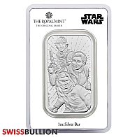 1 Ounce Star Wars Silver Bar - Royal Mint