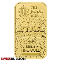1 Ounce Star Wars Gold Bar - Royal Mint