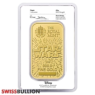 1 Onza Lingote de Oro de Star Wars - Royal Mint