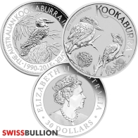 1 Kilogram Silver Kookaburra Coin - Mixed Years