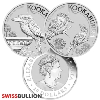10 Ounce Silver Kookaburra Coin - Mixed Years