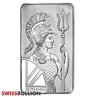 10 Ounce British Britannia Silver Bar