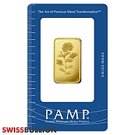 20 Gram PAMP Rose Gold Bar