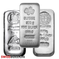 500 Gram Silver Bar