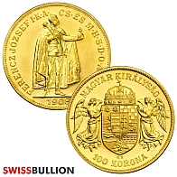 100 Corona Hungarian Gold Coin
