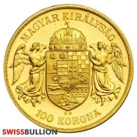 100 Corona Hungarian Gold Coin