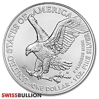 Tube of 20 x 1 Ounce 2025 Silver American Eagle Coin