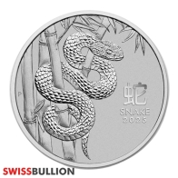 1 Ounce 2025 Platinum Year of the Snake Coin