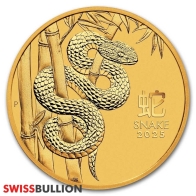 2025 Perth Mint 1/4 Ounce Lunar Year of the Snake Gold Coin