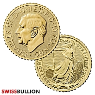 1/10 Ounce 2025 British Britannia Gold Coin