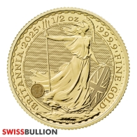  1/2 Ounce 2025 British Britannia Gold Coin