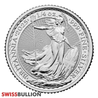1/4 Ounce 2025 Silver British Britannia Coin