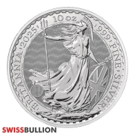 10 Ounce 2025 Silver British Britannia Coin