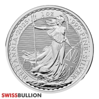 1 Ounce 2025 Silver British Britannia Coin