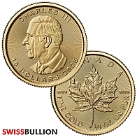 1/4 Ounce 2025 Maple Leaf Gold Coin