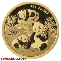 2025 Chinese Panda 15 Gram Gold Coin