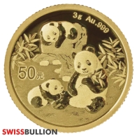 2025 Chinese Panda 3 Gram Gold Coin