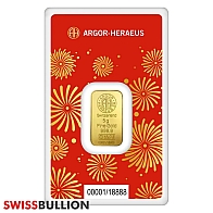 5 Gram 2025 Argor Heraeus Gold Bar - Lunar Snake