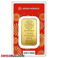 1 Ounce 2025 Argor Heraeus Gold Bar - Lunar Snake
