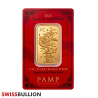 1 Ounce PAMP Legends Gold Bar - Year of the Snake