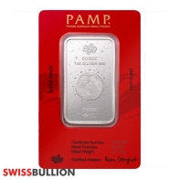 PAMP 1 Ounce Legends Lunar Snake Silver Bar