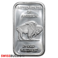 1 Ounce American Buffalo Silver Bar