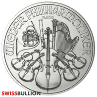 1 Ounce 2025 Austrian Philharmonic Platinum Coin