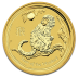 1/20 oz Lunar II Monkey - Gold - 2016